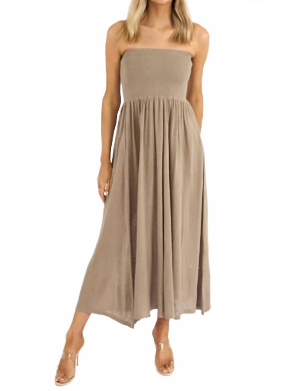 NEW SUNDAYS jeanne dress in stone